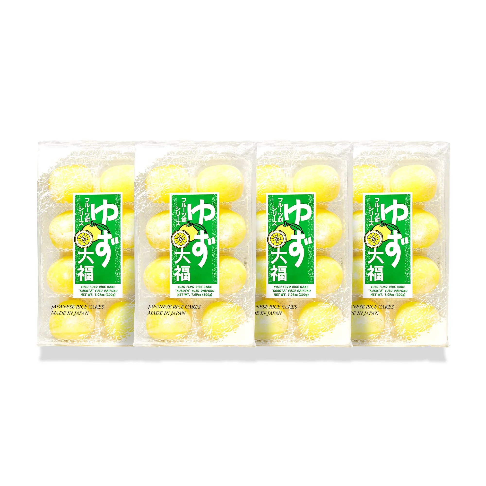 Kubota Daifuku Mochi: Yuzu (4 Pack)