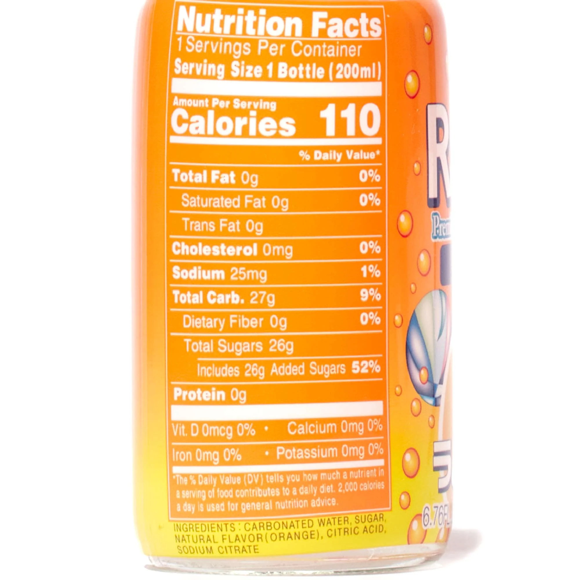 Sangaria Ramune Soda: Orange - Image 3